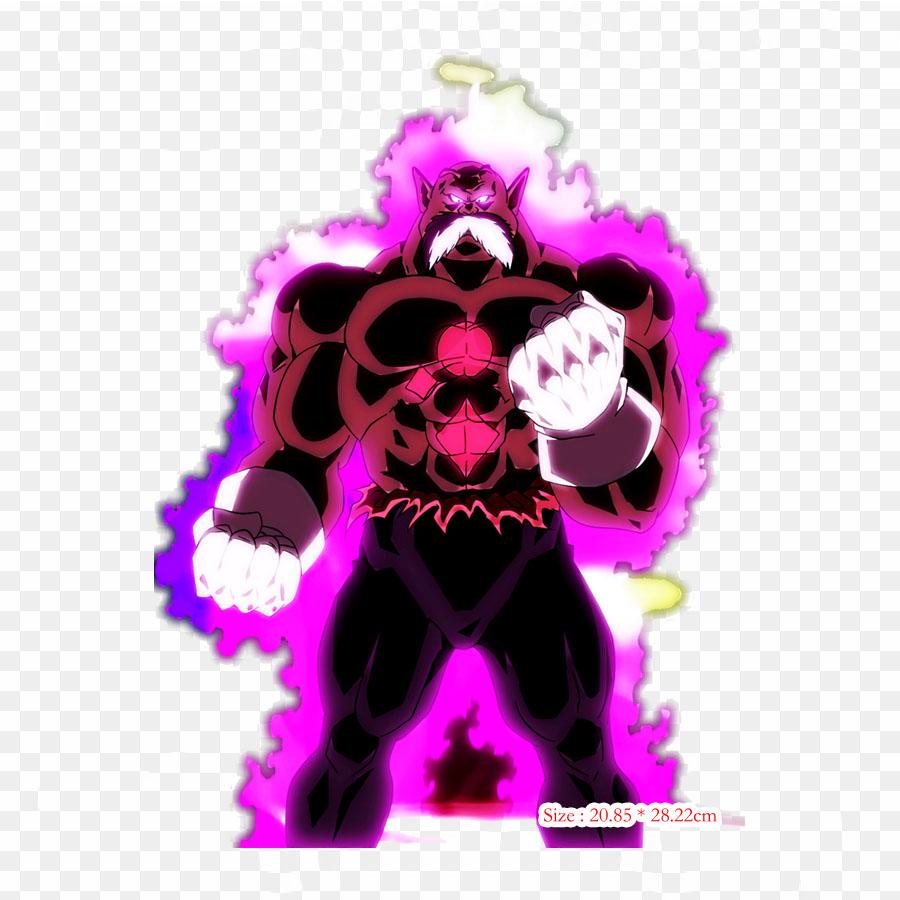 Patches For Clothes Bag Iron On Thermal Stickers Vegeta Majin Vegeta Goku Pattern Washable Heat Transfer