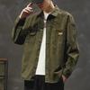 2024 Men's American-style Workwear Shirt Jacket for Fall/Winter