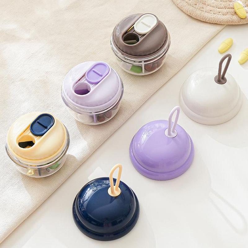4 Grids Small Pill Cases Organizer Box Weekly Travel Pill Organizer Portable Pocket Pill Case Holder Plastic Container Box