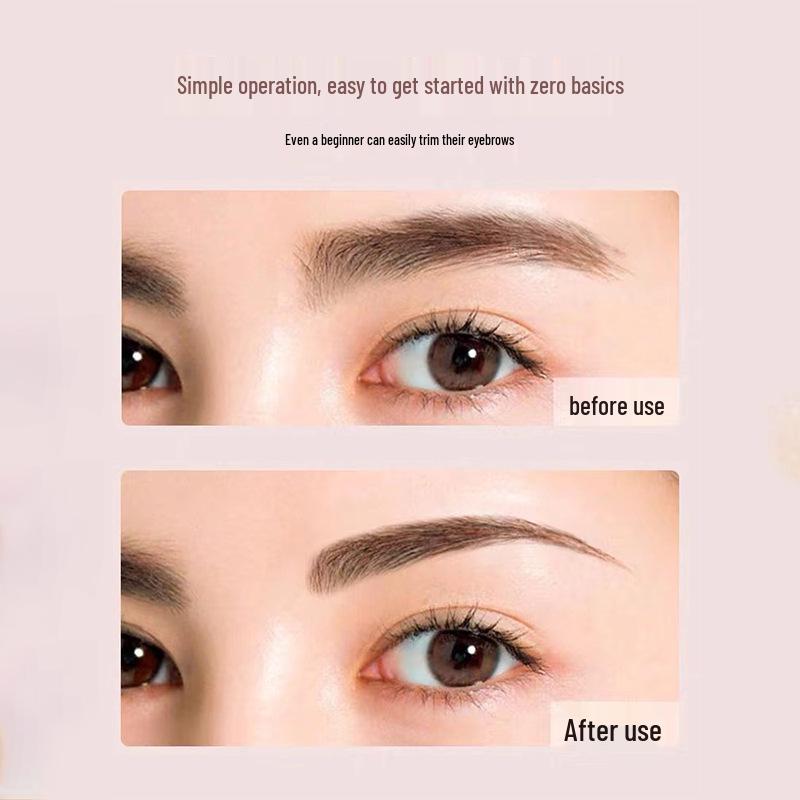Перезаряжаемый электрический триммер для бровей: Автоматический триммер и безопасная бритва для мужчин и женщин