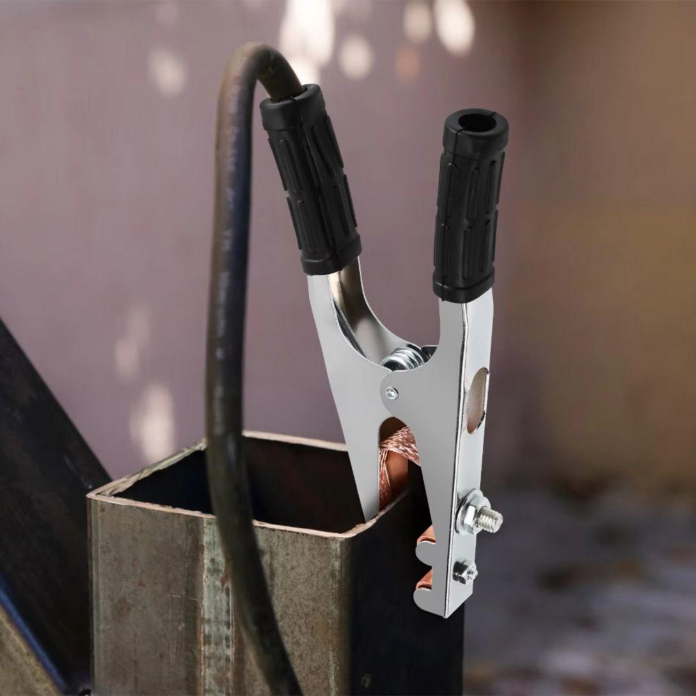 500 A Ground Cable Clip Copper Manual Welder Durable Electrode Holder Tool Welding