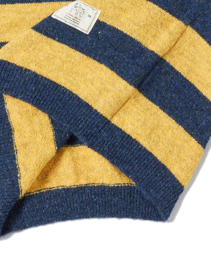 BEYOND CLOSET [Collection Line] New Gentle Rugby Polo Knit Yellow