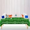 2PCS Waterproof Soccer Match Table Cover Stain-resistant Football Sport Table Linen  Party Decor
