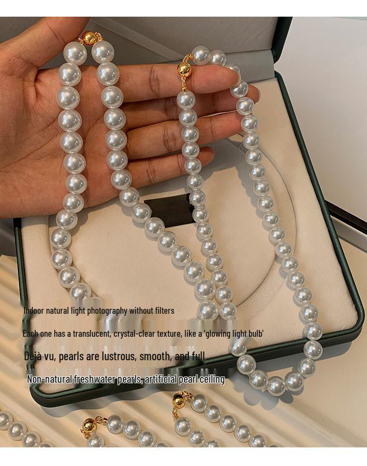 Shi Jia 2025 Женское роскошное многослойное колье-чокер из микро-жемчуга