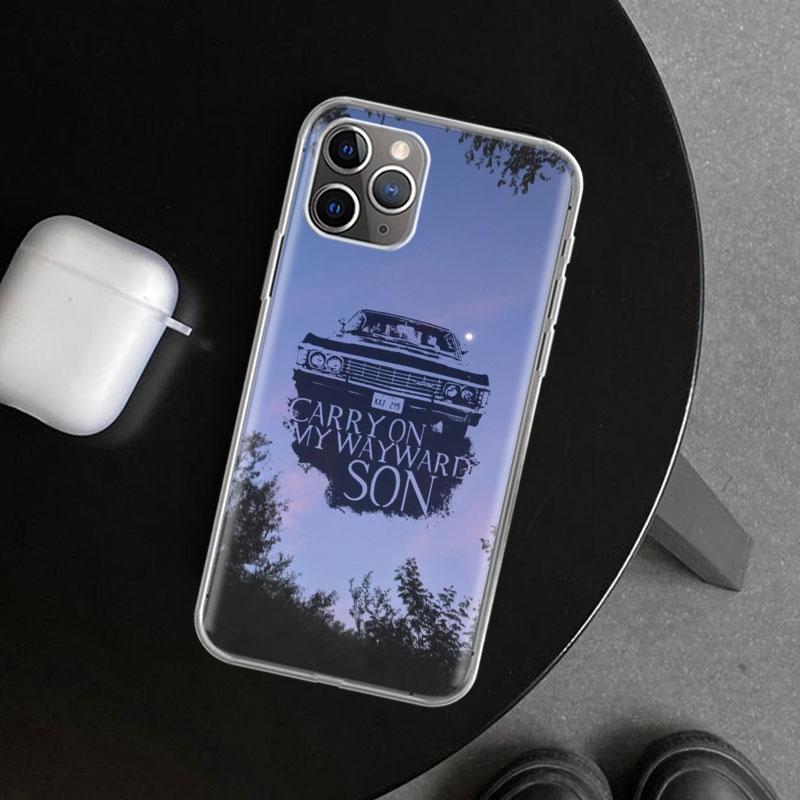 Babaite Supernatural SPN Dean And Sam Phone Case Cover for iPhone 18 11 12 13 Mini 14 15 Plus 16 Pro Max 17 Air 7 8 + SE Art Custom