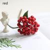 1 пучок/35 шт. Красные Белые Ягоды Тычинки Искусственные Цветы Ягодный Шип Пена Искусственный Цветок