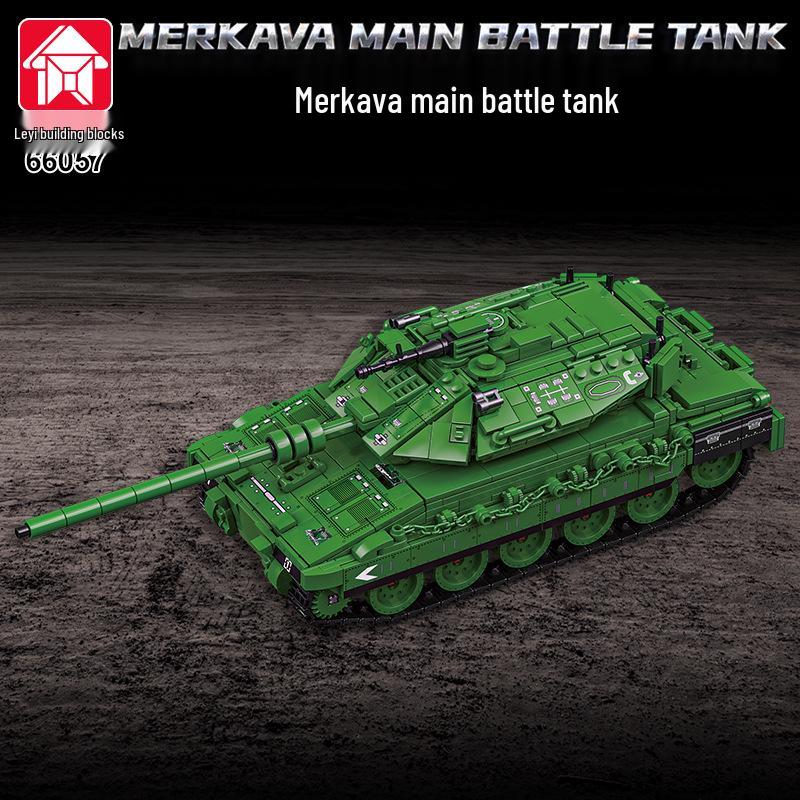 Модель танка Меркава Леопард 2А7 - Детская развивающая игрушка