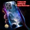 Fairyland Sound-Activated LED Glowing Phone Case – Music Control Light Up Cover for IPhone Samsung