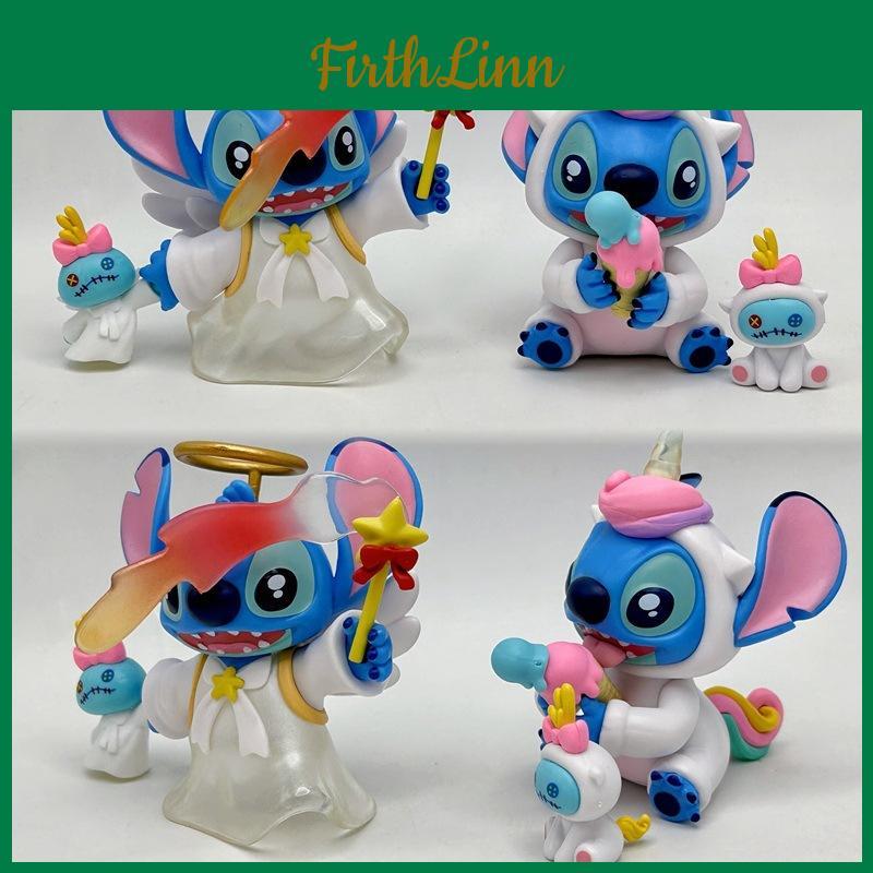 Набор фигурок Stitch из ПВХ с оригинальным дизайном для коллекционеров и в качестве подарка