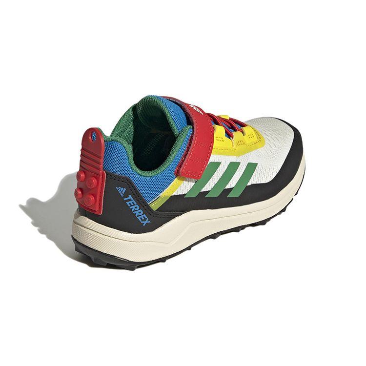adidas Terrex Agravic Flow Прочные низкие детские кроссовки для бега Детские кроссовки Черный Белый Желтый GY0074