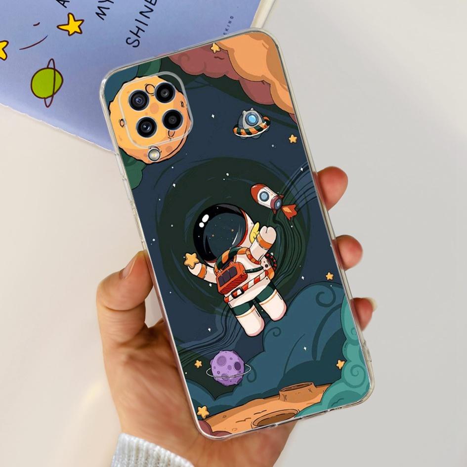 Чехол для Samsung M32 Чехол Galaxy M32 SM-M325F Милый Модный Цветок Мультяшный Мягкие Чехлы Для Samsung M22 F22 M52 5G SM-M526B Бампер