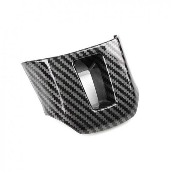 ABS Carbon Steering Wheel Buttom Cover For VW Golf 2009 - 2013 Jetta 2011 - 2014