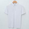 Men's Polo Shirt Men's Mulberry Silk Casual Short-sleeved Lapel T-shirt Summer T-shirt Drooping Polo Shirt