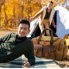 Canvas Travel Bag Men's Outdoor Products Suitcase Travel Fitness Photography Bag Large Capacity Tote Bag