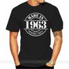 Made In 1963 Mens Funny T Shirt Birthday Gift For Him Dad Grandad Fathers Day Latest Men T Shirts