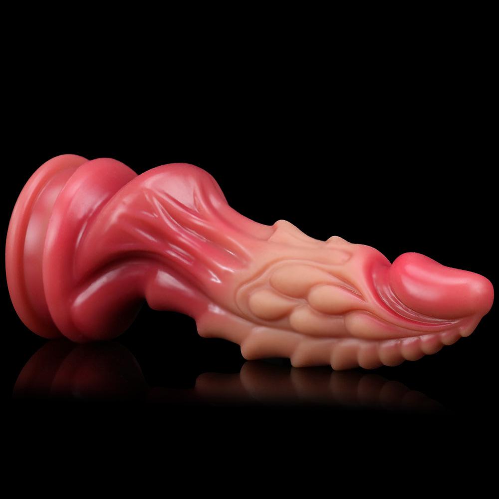 Силиконовый фаллоимитатор Supersize, имитация градиента, имитация аномалии, женский секс-игрушки, мастурбатор