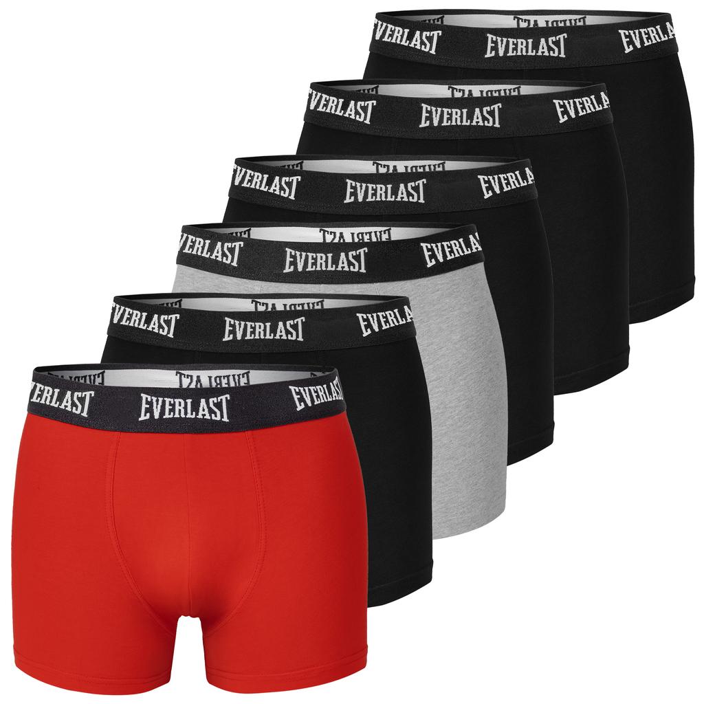 Boxer Shorts Everlast For Men, Cotton, Multicolor, Bm405, 6 Pieces