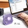 USB Mini Desk Fan,3 Speeds Quiet Portable Desktop Table Fan,360° Adjustment Personal Small Fan for Bedroom Home Office