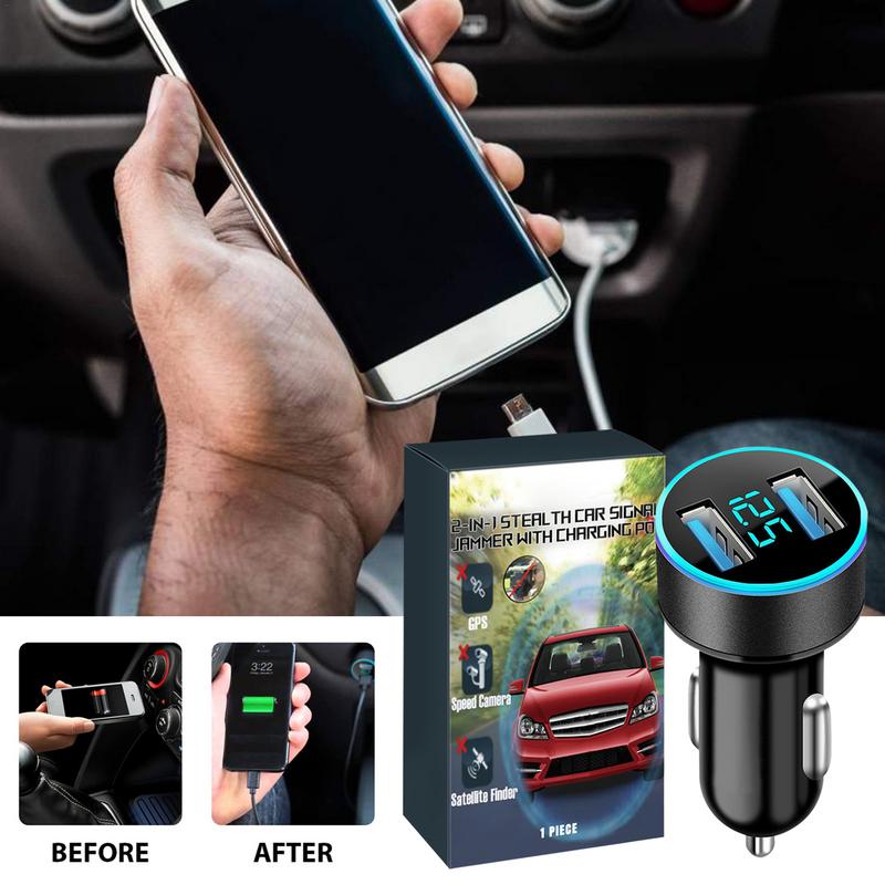 Автомобильное зарядное устройство, быстрое зарядное устройство, светодиодный адаптер, многофункциональное зарядное устройство с дисплеем напряжения для камеры сотового телефона