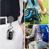 Wire Rope with Belt Clip Retractable Badge Reels ID Card Badge Holder Key Chain Ring Pull Keyring