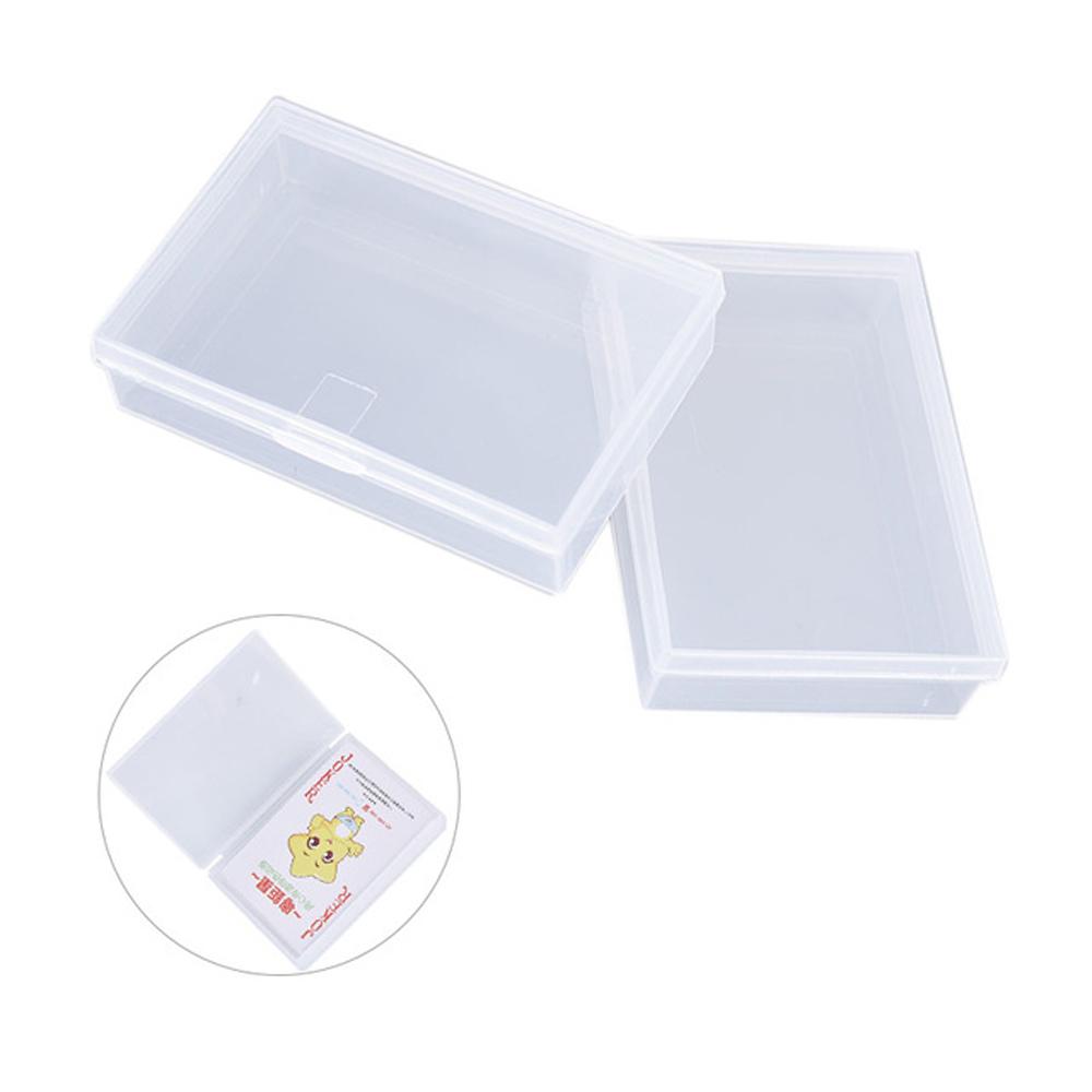 For Pokers Transparent Plastic Boxes Playing Card Box Plastic Storage Case Playing Cards Container