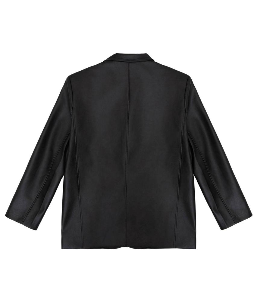 Mucent Dunn'S Daddy Fit Blazer Leather Jacket Unisex (2 Colors)