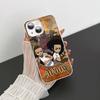 Cartoon The Boondocks Tempered Glass For Iphone 14 13 12 11 Pro Mini XS MAX 14Plus X XS XR Cover