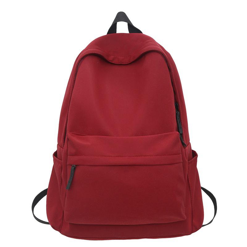 White Black Red Blue Backpack Large Capacity Nylon Backpack Student Backpack