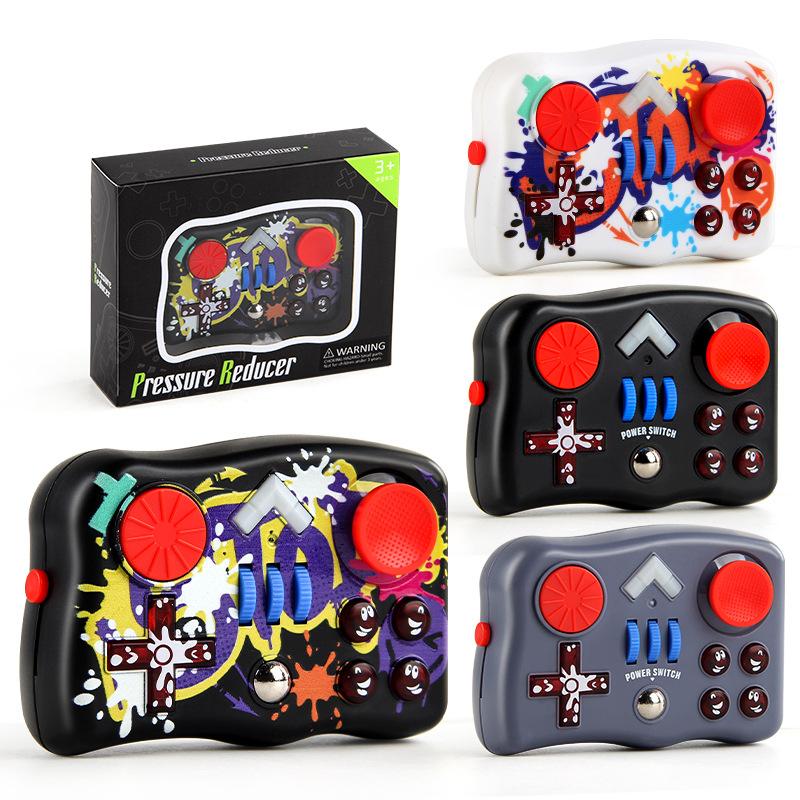 Декомпрессионная ладонь Кончик пальца Игровая ручка Ладонь Хомяк Моделирование Гонки Звук Заряд Звук Декомпрессионная игровая машина