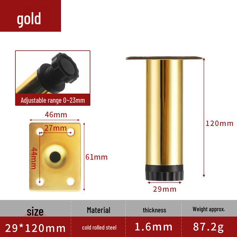 Adjustable Furniture Legs: Coffee Table, Sofa, TV Cabinet, Bed, and Telescopic Support Legs.
