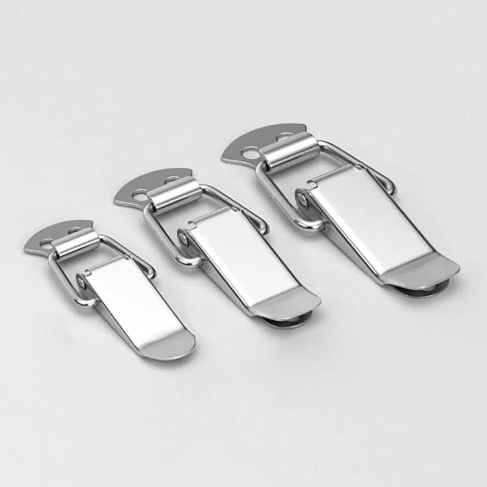 Durable Toggle Latch Silver Lock Snap Luggage Accessories Spring Loaded Latch Case Chest Cabinet