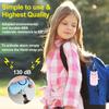 Аварийная сигнализация Bear Style, брелок для ключей, защитные устройства, 130 дБ, персональное сирена, кольцо со светодиодной подсветкой, сигнализация безопасности