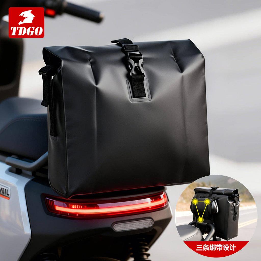 Waterproof Electric Bike Handlebar Bag, Front Storage Pouch Scooter Rear Pack Side Backpack Universal