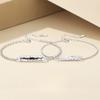 Abyss Couple Bracelet S925 Silver Couple Bracelet Original Light Luxury Minority Design