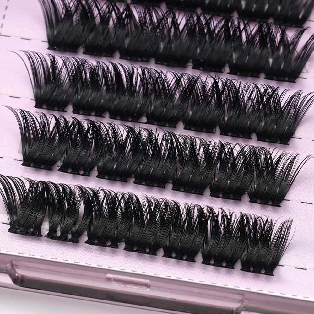 Наращивание ресниц Индивидуальные пучки ресниц Сегментированные ресницы Пучки Женщины