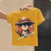 Summer New Luffy Zoro One Piece Anime Boys Girls Cotton Tee Shirts Short Sleeve Tops Baby Clothing Toddler Children Clothes Tops