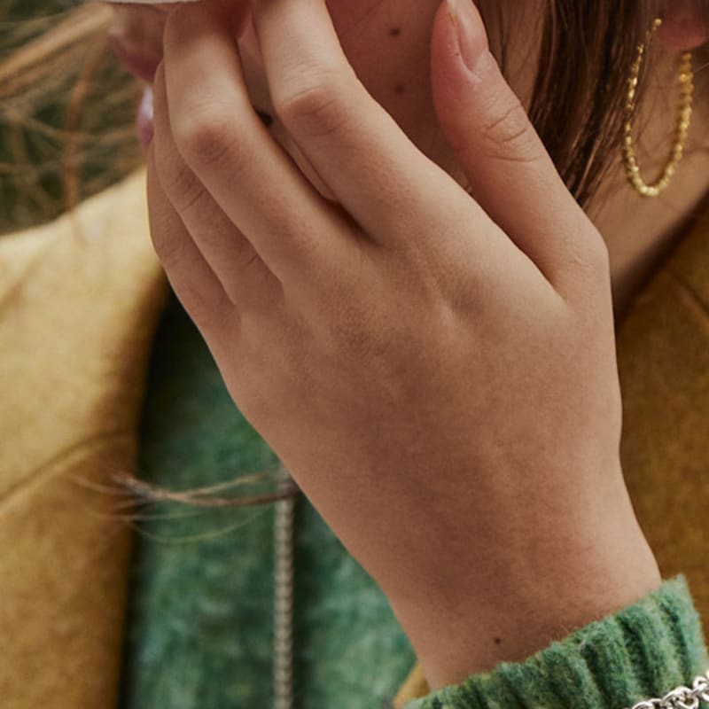 Pepe Zoo [Komodo] Rolo Silver Two-Way Bracelet/Necklace