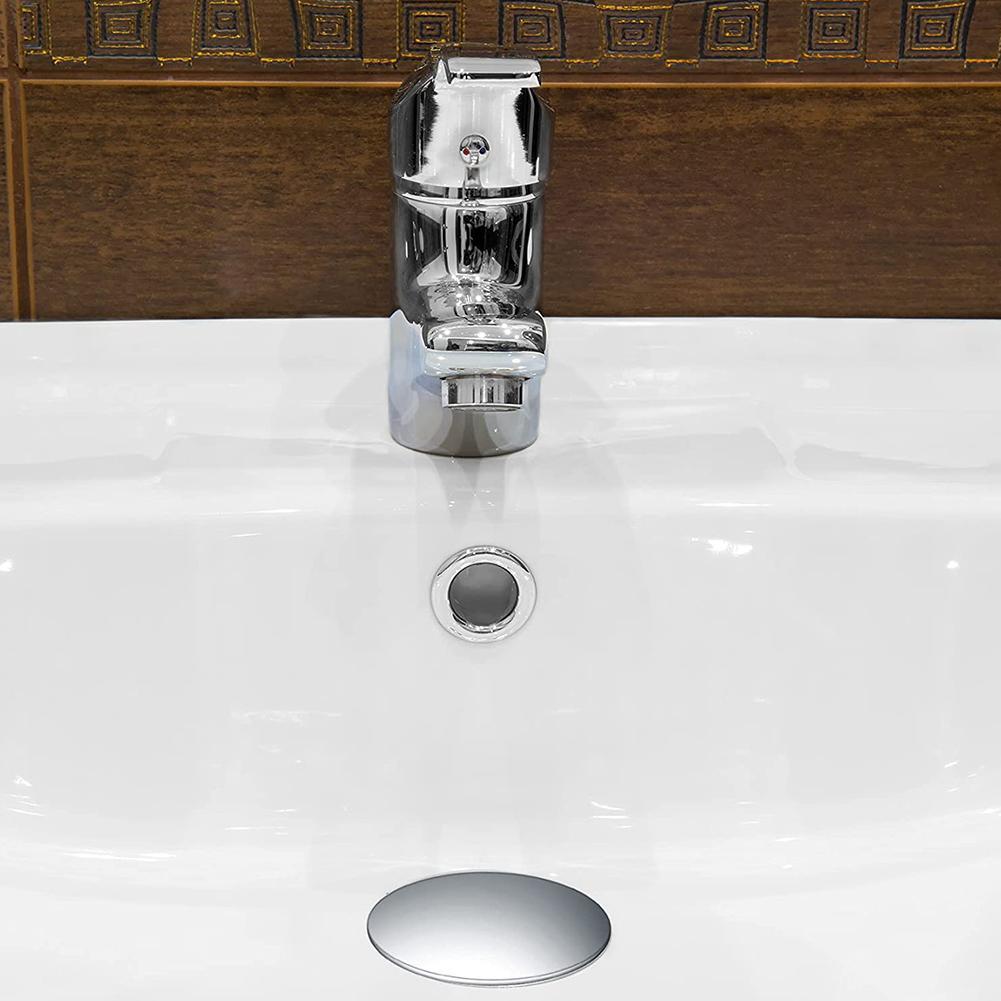 Universal Wash Basin Bounce Drain Filter Push Up and Accessories Down Bathtub Kitchen Bathroom M5U8