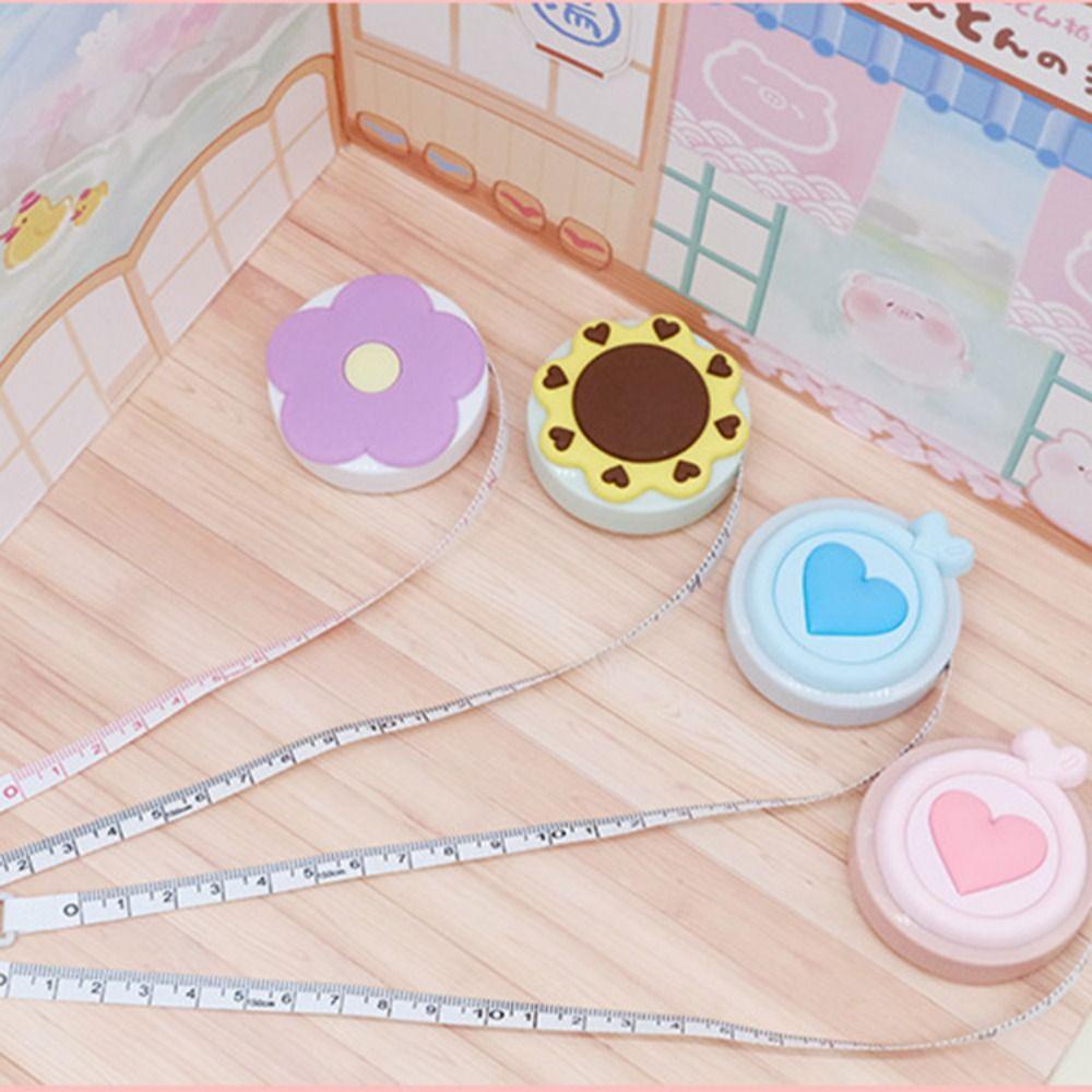 Выдвижная мягкая измерительная лента мультяшная мини-измерительная лента для шитья тканей для тела портного