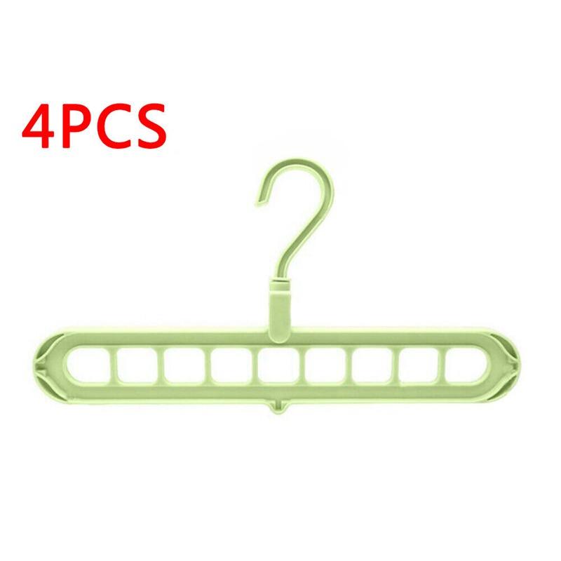 Space Saving Magic Clothes Hangers Closet Organizer Multi-Functional Storage Hanger 9 Hole Hanger