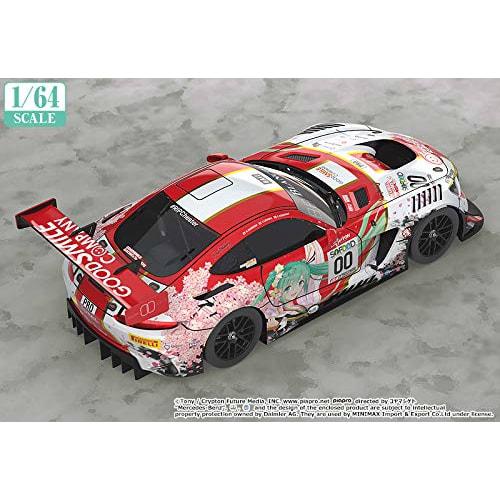 Hatsune Miku GT Project 1/64 Good Smile Hatsune Miku AMG 2017 SPA24H Ver. 1/64 Scale Die-cast Pre-painted Diecast Model Car