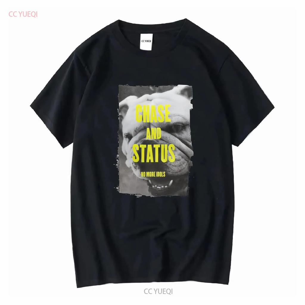 Chase And Status No More Idols Мягкая футболка с длинным рукавом винтажная Стирка уличная одежда Растягивающаяся дизайнерская одежда Универсальная мода