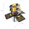 Paper 3D Pop Up Graduation Greeting Card Handmade Wishing Congrats Grad Card Unique Funny Graduation Gift Card Party Decoration