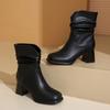 Женские ботинки осень-зима 2024 года, новые удобные уличные ботинки модные