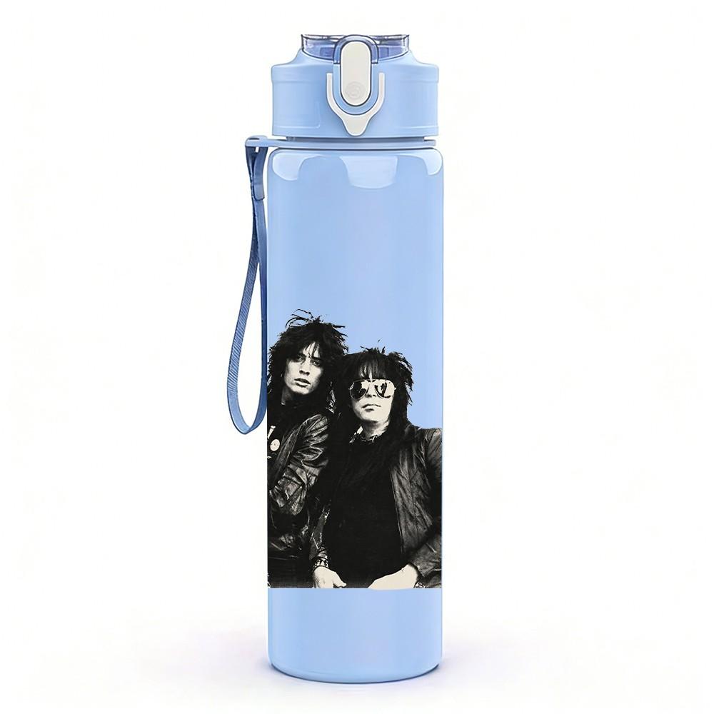 1PC Three Female Group 750ml sports water bottle leakproof straw lid outdoor office home