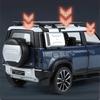 1/32 Range Rover Defender SUV Alloy Car Model Diecast Metal Toy Simulation Off-road Vehicles Model Sound and Light Toys Car Gift