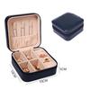 Portable Jewelry Storage Box Jewelry Organizer Display Travel Jewelry Case Boxes Button Leather Zipper Jewelers Joyero