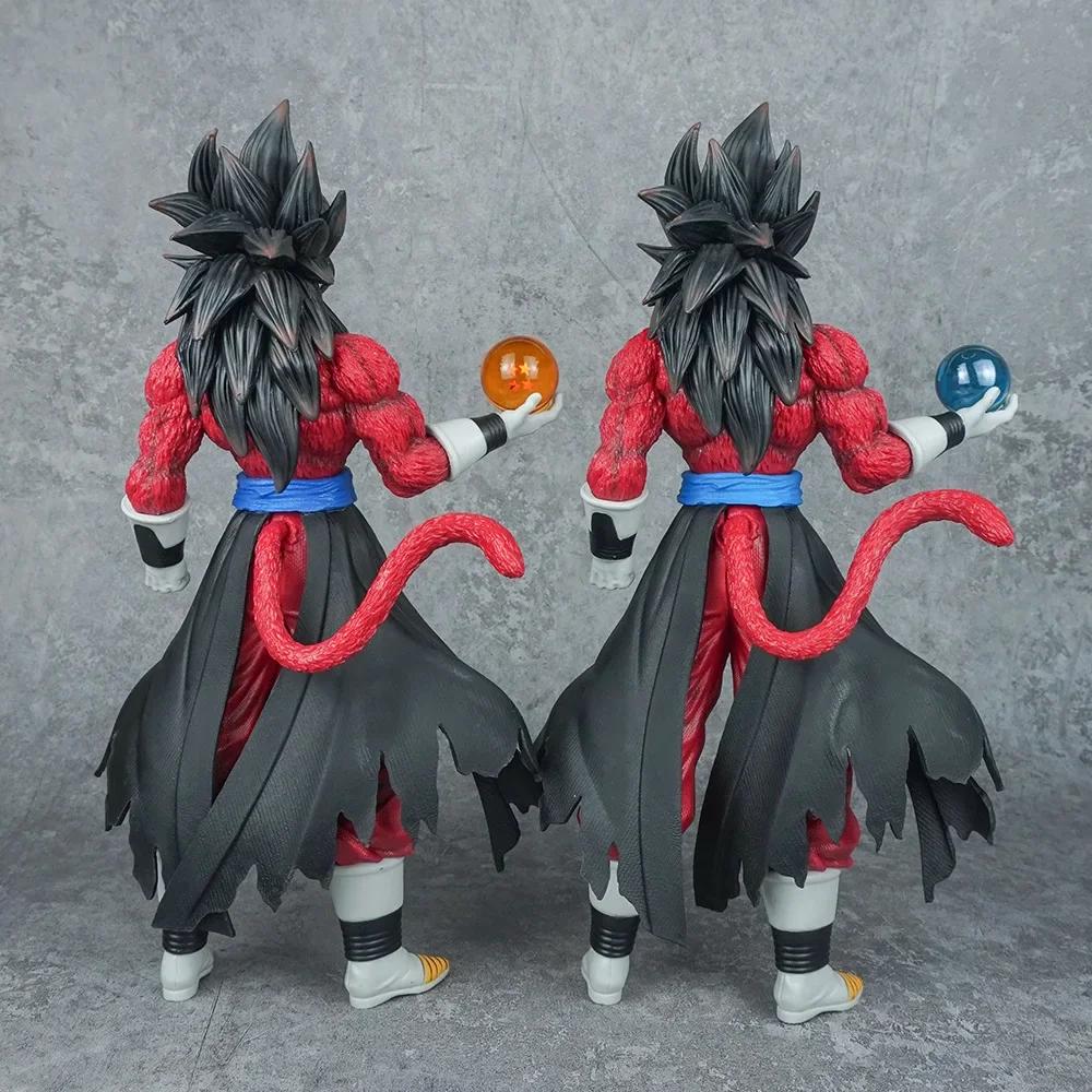 30Cm Anime Dragon Ball Gogeta Ssj4 Figure Super Saiyan 4 Son Goku Vegeta Figurine Pvc Action Figures Model Toy For Children Gift