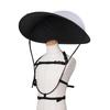 THANKO Heat Protection Parasol Lightweight Outdoor Work Shading Foldable UV Protection White Ultra Compact Storage Foldable Parasol UCSF25CWH Men's
