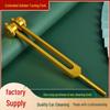 25cm Gold Tuning Fork & Ear Cleaning Tool with 128Hz Sound Hammer